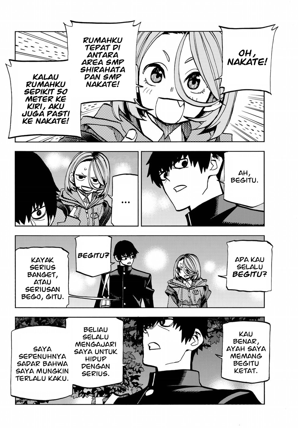 The Story Between a Dumb Prefect and a High School Girl with an Inappropriate Skirt Length Chapter 02 Gambar 11